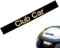 Golf Cart Emblem Stricker, Golf Cart Black Gold Decal Suitable for Club Car Precedent Golf Carts, Name Plate for Club Car Precedent Size 15.74" x 2.24", OEM#: 102502601/103816601