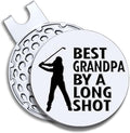 Men Golf Ball Marker with Magnetic Hat Clip, Funny Golf Accessories Gifts for Men, Novelty Birthday Gifts for Male Golfer Fan