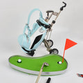 Dual-Purpose Creative Golf Pen Holder With 3 Club Pens - Office Desk Decoration, Souvenir Birthday Gift for Golfer Fans, Women and Men