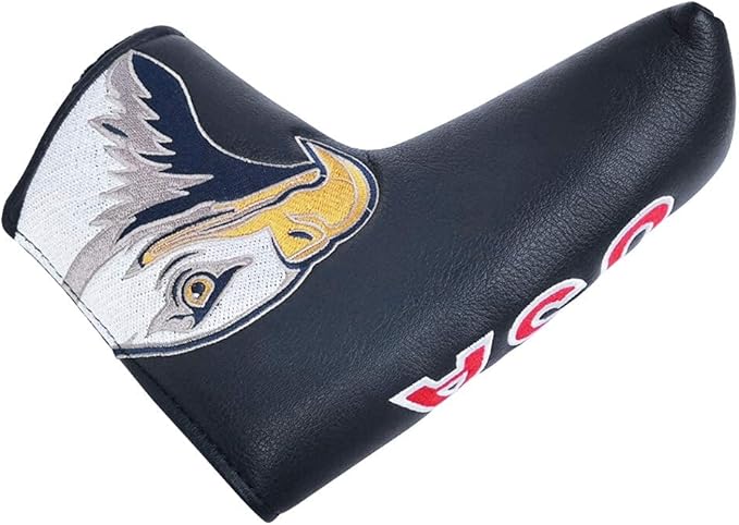 Golf Blade Putter Cover Golf Putter Headcover Synthetic Leather Closure for Scotty Cameron Odyssey Blade Taylormade Ping