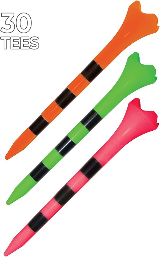 Pride Performance Striped Golf Tees (Pack of 30), 2-3/4",
