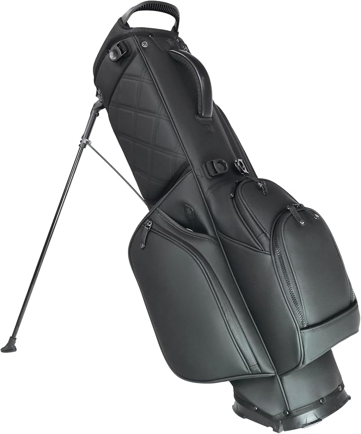 KRADUL - LUX 7.5" 4-Way Carry Bag – Lightweight Golf Stand Bag with Club Organizer, Push Cart Compatible, Travel-Ready Design