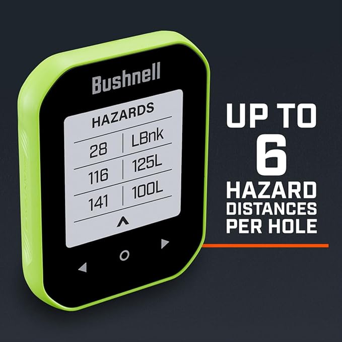 Bushnell Golf Phantom 3 Slope GPS Handlheld (Red/Blue) | 38,000+ Courses, Slope Compensation, Hazard Info, Distance Calculator, Scorekeeping, Magnet Mount, Touchscreen | Signature Series Power Bundle