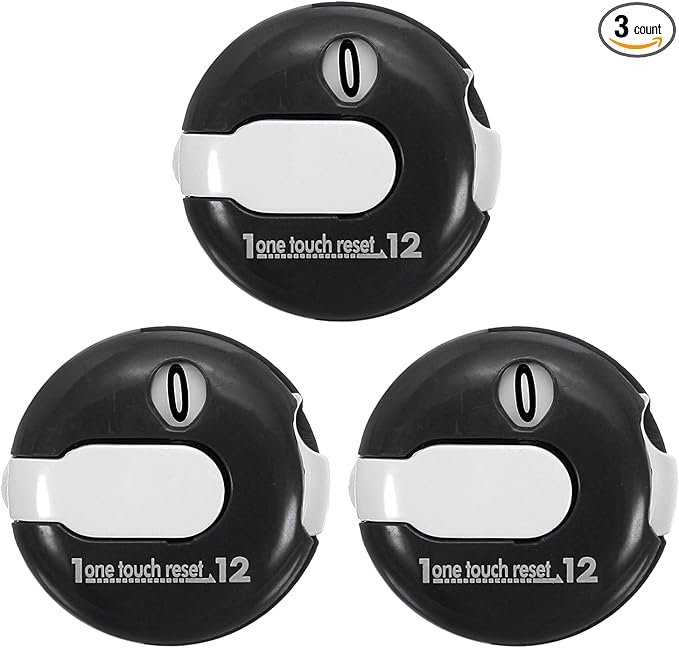 PATIKIL Golf Score Counter Mini Golf Shot Stroke Attachment Counter Clicker Clip for Golfers Glove Bag Hat