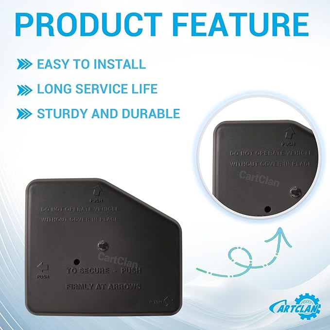 Club Car Electrical Component Box Asm/Electrical Box Cover Suitable for 1992-2015 Club Car DS Gas Golf Carts, OEM# 1015777/102711201, 1015373, 1013609, 1014808, 1015372