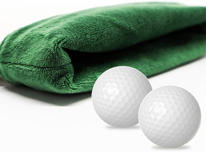 PINKTEE Golf Valuables Pouch Funny Golf Accessories Bag with Zipper Master Green Premiun Leather Golf Tee/Ball Pouch for Women Men (Pink Stripe, FLAMINGO)