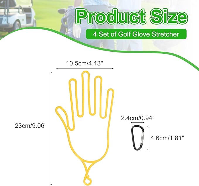 PATIKIL Golf Gloves Stretcher,Plastic Keeper Support Rack Holder Dryer Hanger Frame with Hanging Hooks