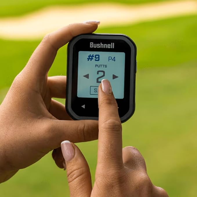 Bushnell Golf Phantom 3 Slope GPS Handlheld (Red/Blue) | 38,000+ Courses, Slope Compensation, Hazard Info, Distance Calculator, Scorekeeping, Magnet Mount, Touchscreen | Signature Series Gift Bundle