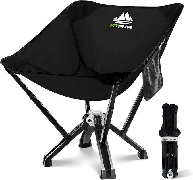 Camping Chair for Outdoor Use — Stable Folding Design, Reliable Support, Anti-Slip Feet, Portable Chair for Camping, Fishing & Beach
