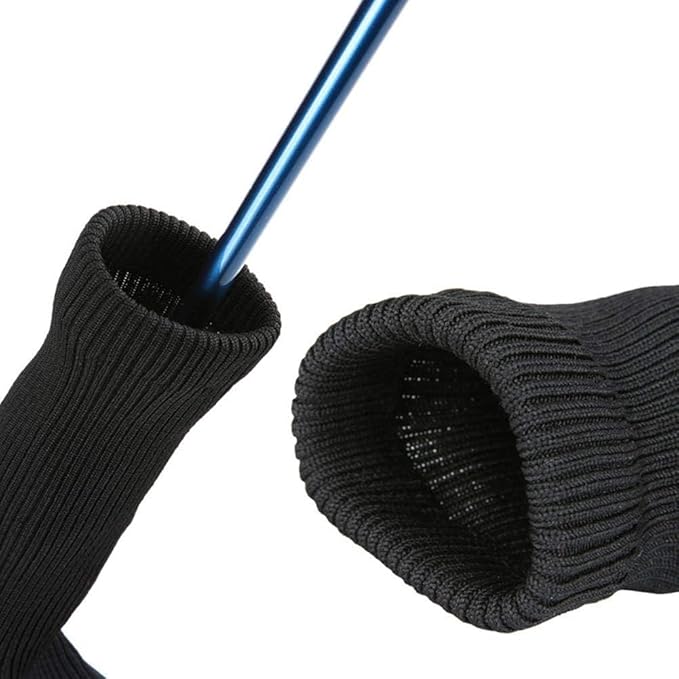 Golf Club Head Covers for Woods and Driver Hybrids Fairway Value Pack Protective Clubs Headcovers with Interchangeable No.Tags 1 3 5
