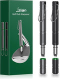 Pro Golf Club Grooves Sharpener Cleaner Tool for Wedges&Irons, Essential Golf Accessories Golf Gifts for Men Cool Golf Gear Unique Golf Bag Accessories Golf Gadget