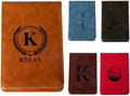 Custom Name Golf Scorecard Holder Leather Personalized Monogram Golf Yardage Book Cover Birthday Gifts 13.78×4.53INCH 5 Colors