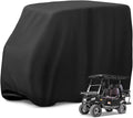 Golf Cart Cover,Waterproof Universal 4 Passenger Golf Cart Covers,Golf Cart Accessories for Outdoor Storage Protective - 118" L x 56" W x 83" H