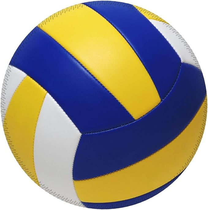 Realistic Volleyball Ball Round Mouse Pad, Small Gaming Mousepad with Stitched Edge, Non-Slip Rubber Base Mouse Mat Office Desk Accessories for Laptop Computer Decor 7.9 X 7.9 Inch