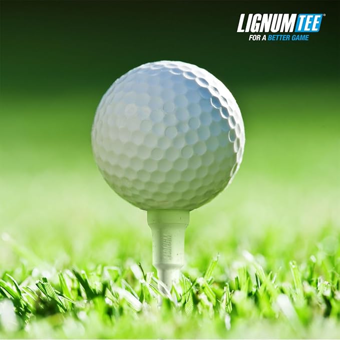 LIGNUM Unbreakable Microwood Golf Tees 50x More Durable/Adjustable Golf Tee/Innovative Wood Fibre and Natural Adhesives/Golf Tee, Golf Tees, Tees Golf, Golf Ball Tees, Pack of 5