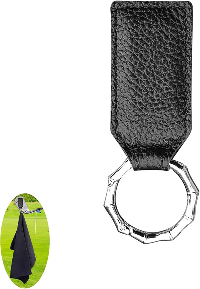 Magnetic Clip for Golf Towel Golf Magnetic Towel Clip Black Magnetic Golf Towel Clip for Golf Bags for Men