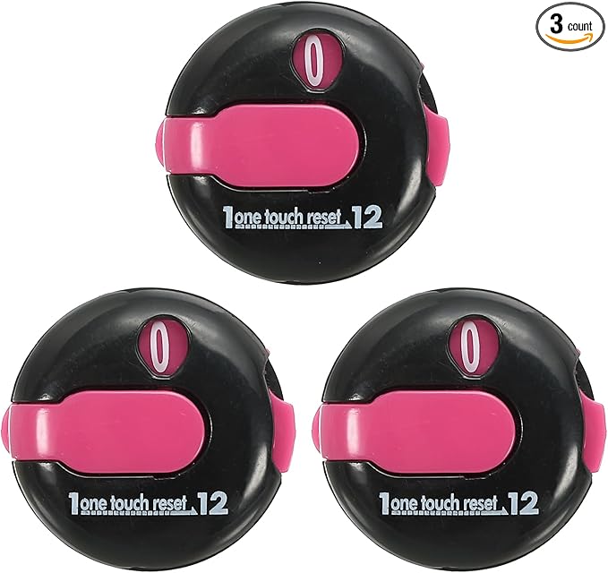PATIKIL Golf Score Counter Mini Golf Shot Stroke Attachment Counter Clicker Clip for Golfers Glove Bag Hat
