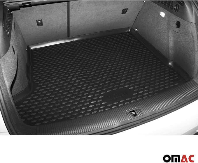 OMAC Cargo Mats Liner for VW e-Golf 2015-2019 Rear Trunk Waterproof TPE Black