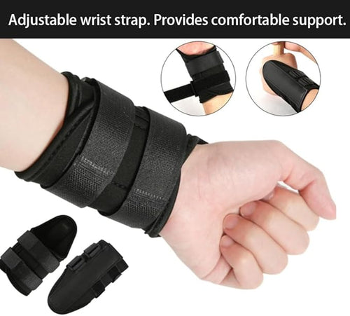 2 Pack Golf Swing Training Aid with Arm Band and Wrist Strap, Black Golf Training Kit for Muscle Memory Development, Wrist Angle Correction, Beginner Golfers Practice Equipment