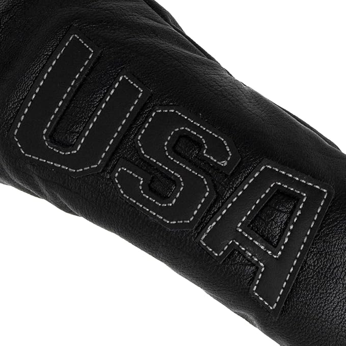 Black with White Siitching USA Golf Headcover 5 Wood Head Cover Headcover Fits for All Brand (1pc for 5-Wood)