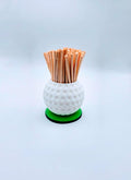 Golf Ball Toothpick Holder, Perfect for dad, the bar or scramble decorations. (Small)