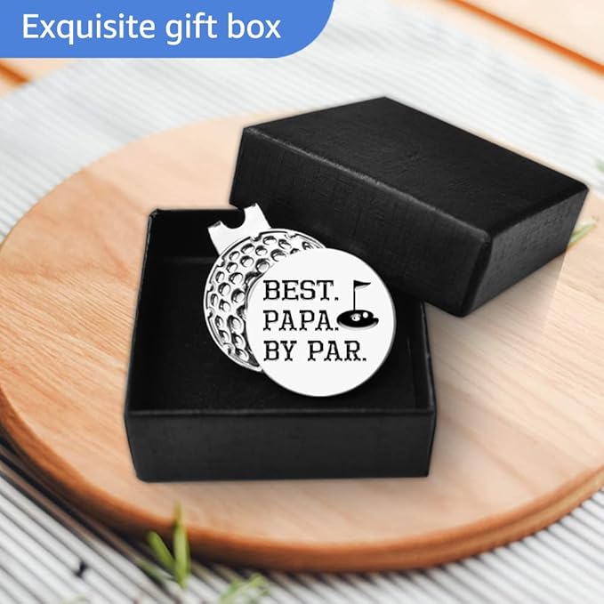 Men Golf Ball Marker with Magnetic Hat Clip, Funny Golf Accessories Gifts for Men, Novelty Birthday Gifts for Male Golfer Fan