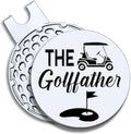 Men Golf Ball Marker with Magnetic Hat Clip, Funny Golf Accessories Gifts for Men, Novelty Birthday Gifts for Male Golfer Fan