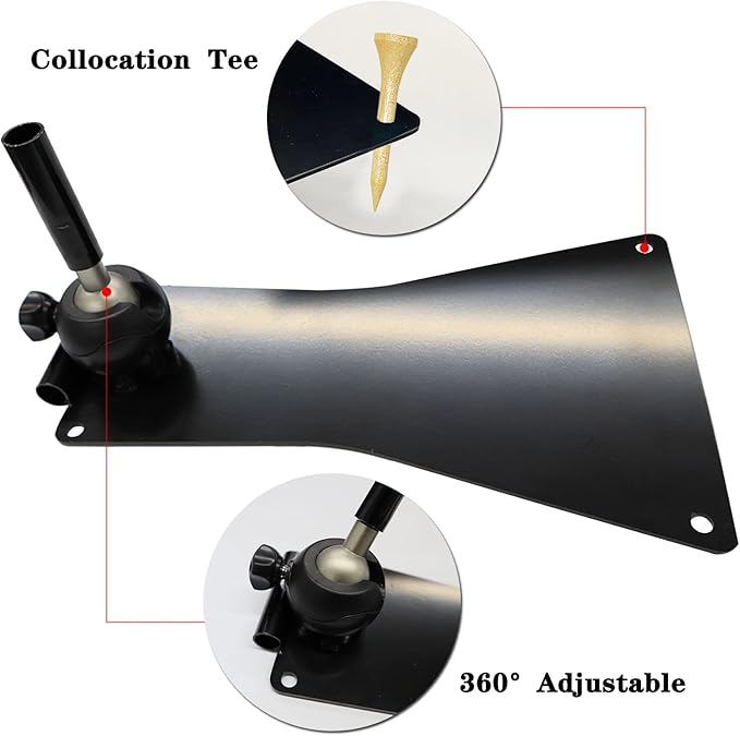Golf Alignment Stick Connector Holder for Swing Training Aid Adjustable Alignment Sticks Rods Trainer for Men Women Indoor Outdoor Driving Range or Mat Practice