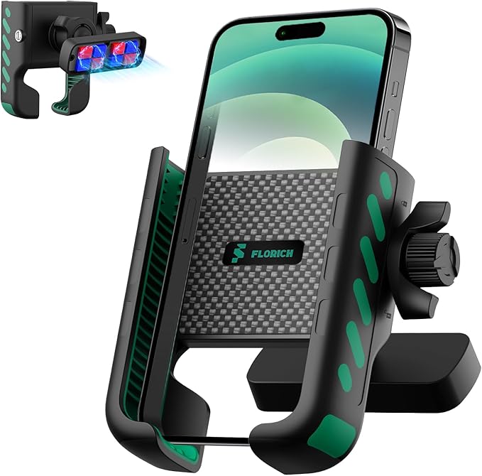 FLORICH Golf Cart Phone Holder Mount Magnetic Phone Holder Compatible with EZGO/Club Car/Yamaha, Ultra Strength 52 Magnet Cell Phone Caddy Compatible with iPhone/Galaxy/Google Pixel