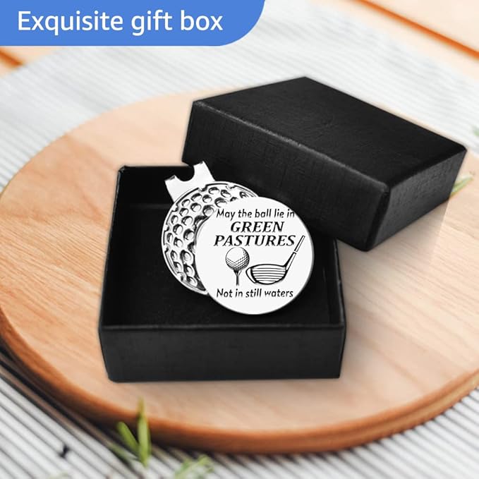 Men Golf Ball Marker with Magnetic Hat Clip, Funny Golf Accessories Gifts for Men, Novelty Birthday Gifts for Male Golfer Fan