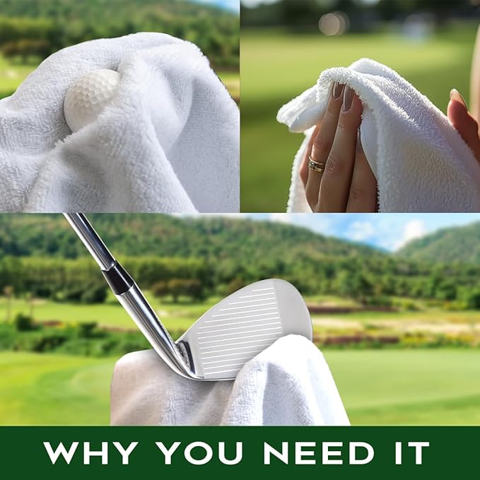 Not All Who Wander are Lost Polyester Printed Golf Towel for GolfBag, Funny Golf Gifts & Accessories for Men Women Golfs Fan Dad Grandpa, GolfLover Retirement Birthday Gifts (Pink)