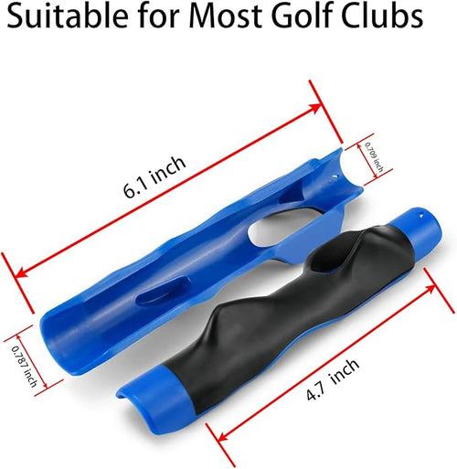 2 Pcs Golf Grip Trainer, Lightweight Golf Training Aid to Help Train Correct Hand Position, Right Hand Golf Swing Trainer