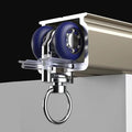 Ceiling Mounted Curtain Track for Drapes and Room Dividers - Sliding Curtain Rail for Living Room (Champagne, 2m)