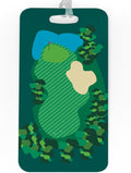 ChalkTalkSPORTS Golf Luggage & Bag Tag | Golf Course | Custom Info on Back | Large