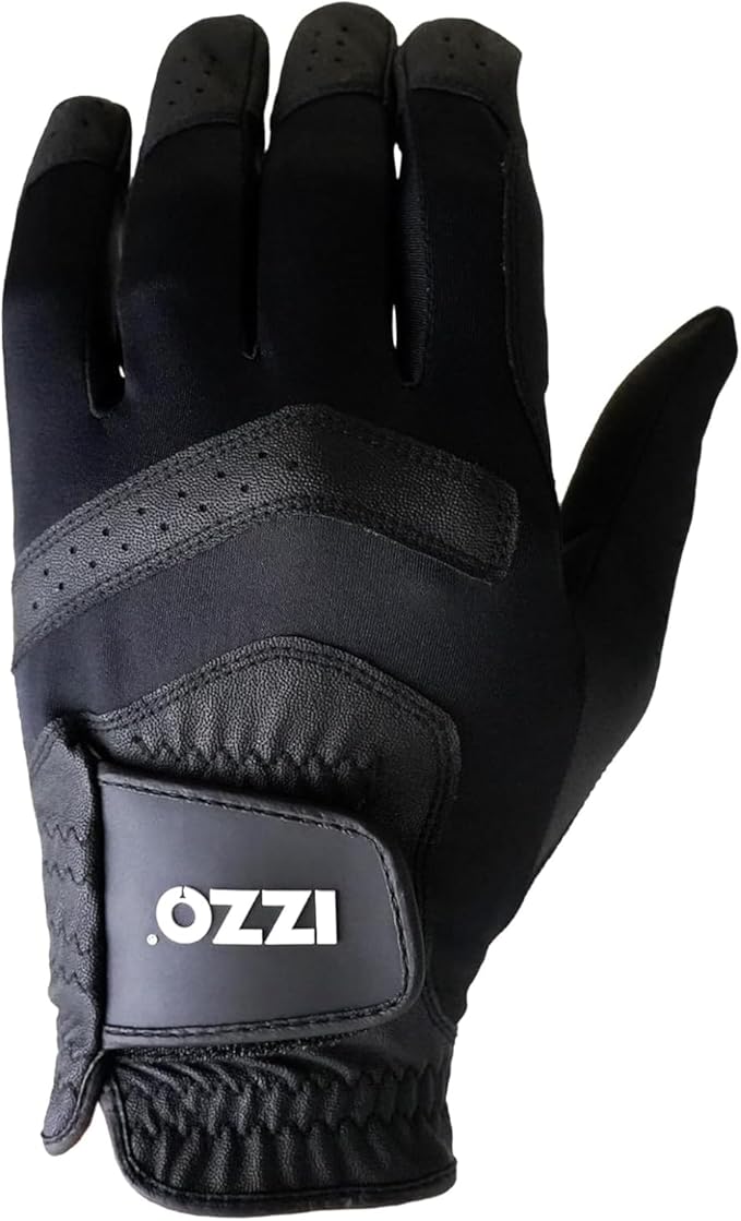 Izzo Universal Fit Golf Glove - Worn On Left Hand for Right-Handed Golfers