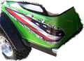 Generic Ripped Metal Graphics Decal Set for Golf Carts, Fits EZGO, Club Car, Yamaha (Simulated Chrome)