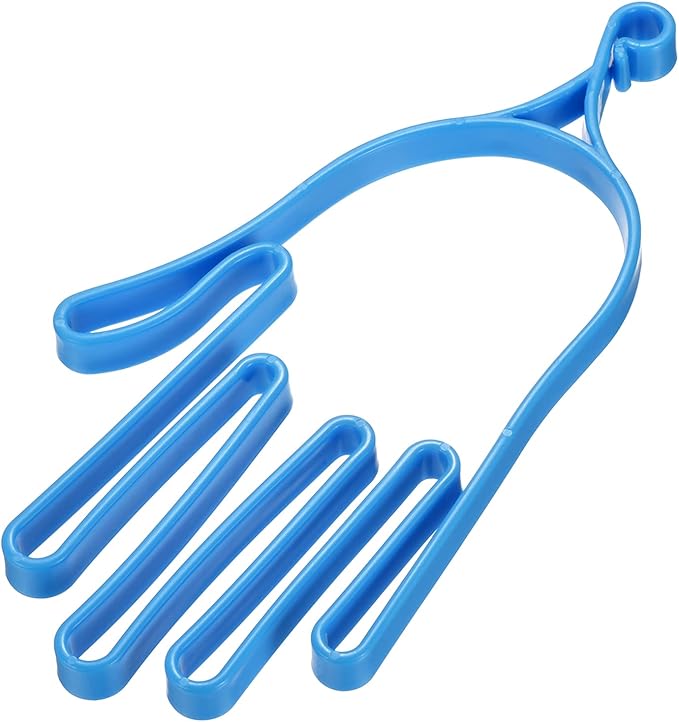PATIKIL Golf Gloves Stretcher, 1 Pack Plastic Keeper Support Rack Holder Dryer Hanger Frame for Sports Gloves Maintenance, Blue
