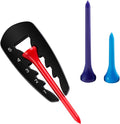 T TGBROS Golf Tee Height Tool with 50 Ground Spikes, Adjustable Tee Setter for Consistent Shots, Golf Training Aid for Drivers & Irons, Precision Tee Height Adjuster for All Skill Levels