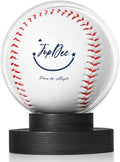 Baseball Display case Round Black