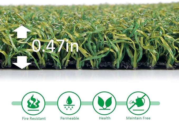 Pro Putting Green Golf Artificial Grass Turf 6FTX73FT， Indoor Outdoor Golf Training Mat, Synthetic Fake Grass for Baseball Football Gym Sports