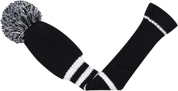 Scott Edward Knit Golf Head Covers for Woods Set of 3 Fits Well Driver(460cc) Fairway Wood and Hybrid(UT) The Perfect Change for Golf Bag