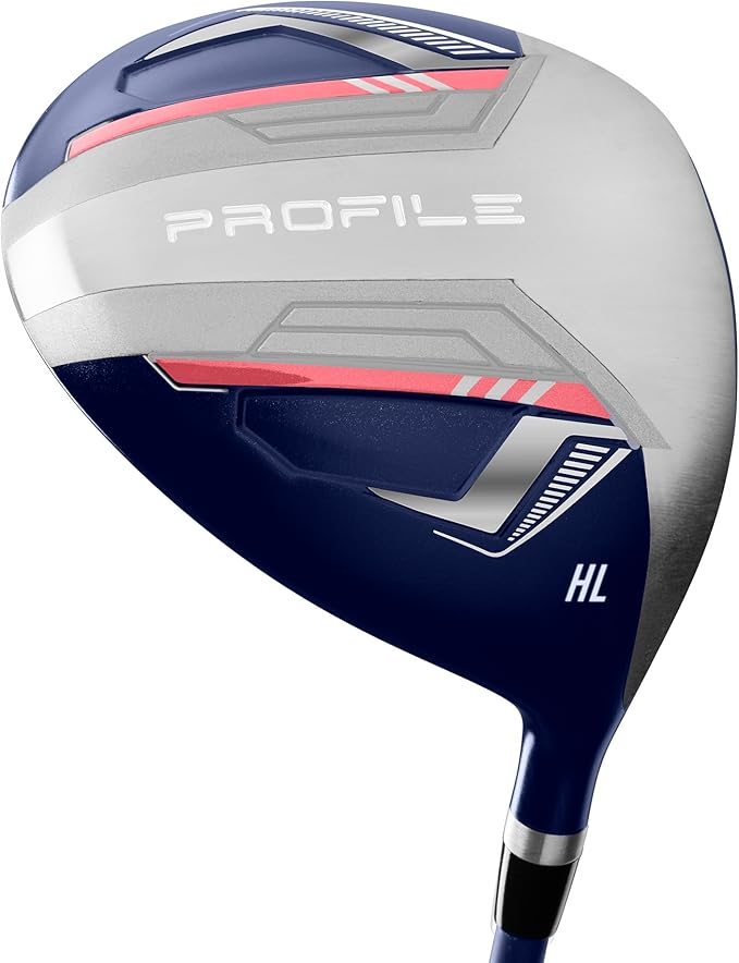Wilson Women's Profile Complete Golf Set with Stand Bag - Right Hand, Ladies, Navy/Rose Gold/Silver