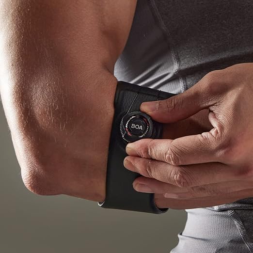 SOZO Boa Micro Adjustable Elbow Brace/Support for Tendonitis, Tennis Elbow, Golfer's Elbow, Pain Relief and Injury (Large)