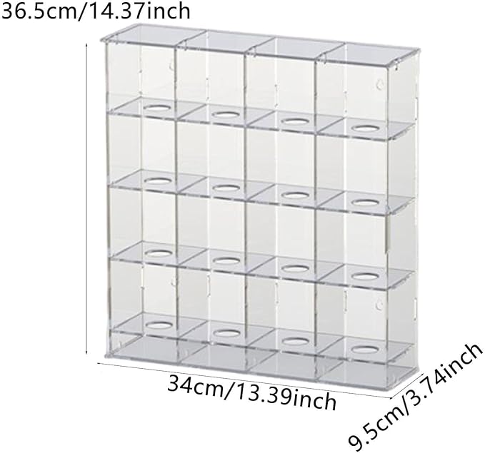 Acrylic Golf Ball Display Rack Storage Holder Case Collection Practical Clear Golfball Supplies Wall Mounted Golfball Holder