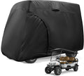 Golf Cart Cover,Waterproof Universal 6 Passenger Golf Cart Covers,Golf Cart Accessories for Outdoor Storage Protective - 156" L x 55" W x 79" H
