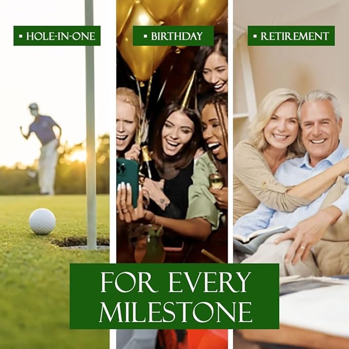 24K Gold Plated Golf Ball Marker with Magnetic Hat Clip - Luxury Golf Gifts for Men, Unique Golf Accessories for Dad, Boss, Husband, Unique Golf Gifts for Men Who Have Everything [ Sunburst ]