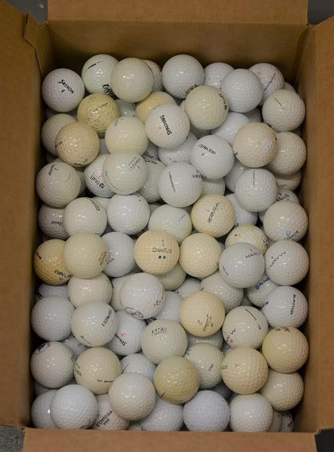 Golf Ball Planet 72 Ball Mesh Bag Hit Away Practice Used Golf Balls