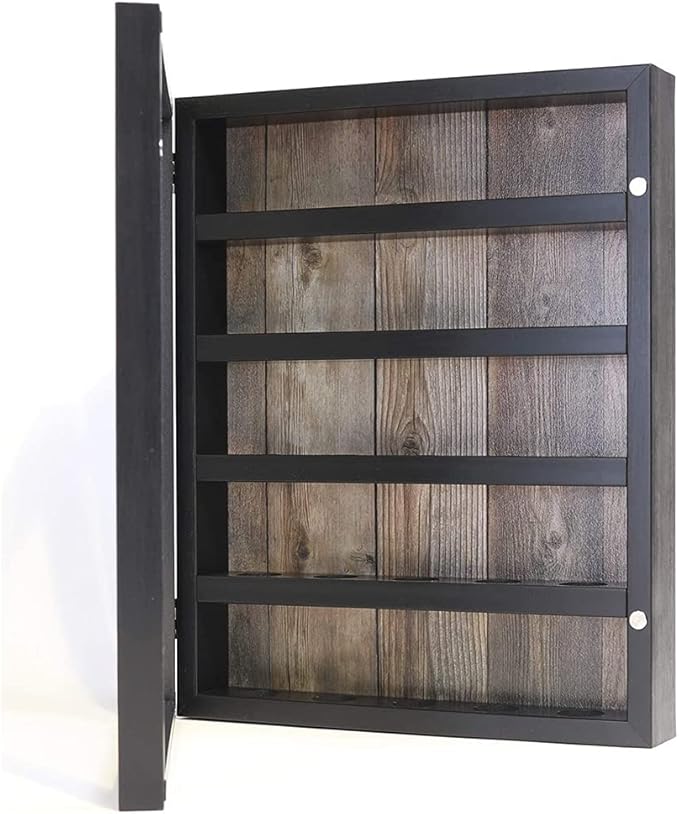 Golf Ball Shadowbox Display Case | 12 Ball & 25 Ball Options | Glass Front Door