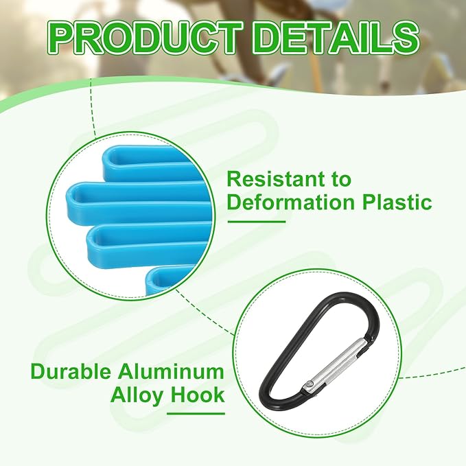 PATIKIL Golf Gloves Stretcher, Plastic Keeper Support Rack Holder Dryer Hanger Frame with Hanging Hook