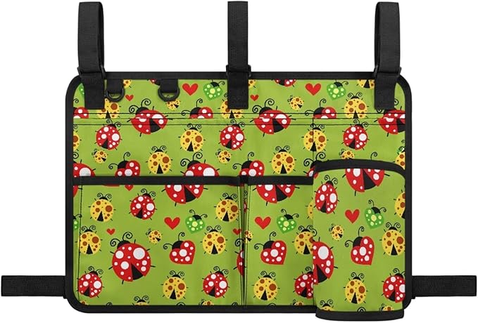 Fashion Golf Cart Rear Seat Organizer Lightweight Storage Bag Accessories for Club Car, Wheelchair and Walker